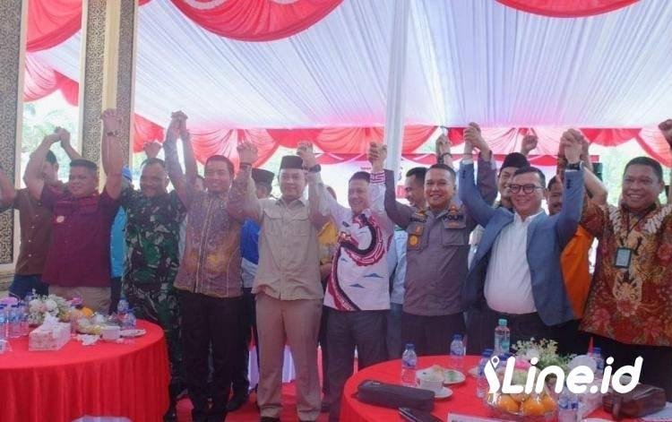 Deklarasi Damai dan Keselamatan Pemilu di Kampar oleh Penjabat Bupati Hambali