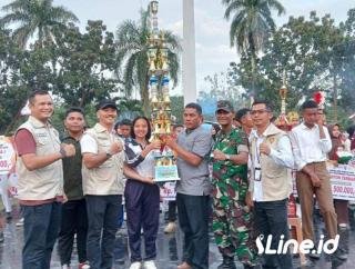 Pengurus PPI Kota Pekanbaru Yuliarso Tutup Perebutan Piala Bergilir Lomba PBB Pj Walikota Pekanbaru 