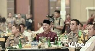 Bupati Rohil Hadiri Kegiatan Rapim TNI - Polri se-Provinsi Riau