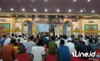 Ramadhan Bersama Palestina, Syeikh Abdelfattah dari Palestina  Isi Ceramah di Mesjid Agung Al-Ikhlas Bagan Siapiapi