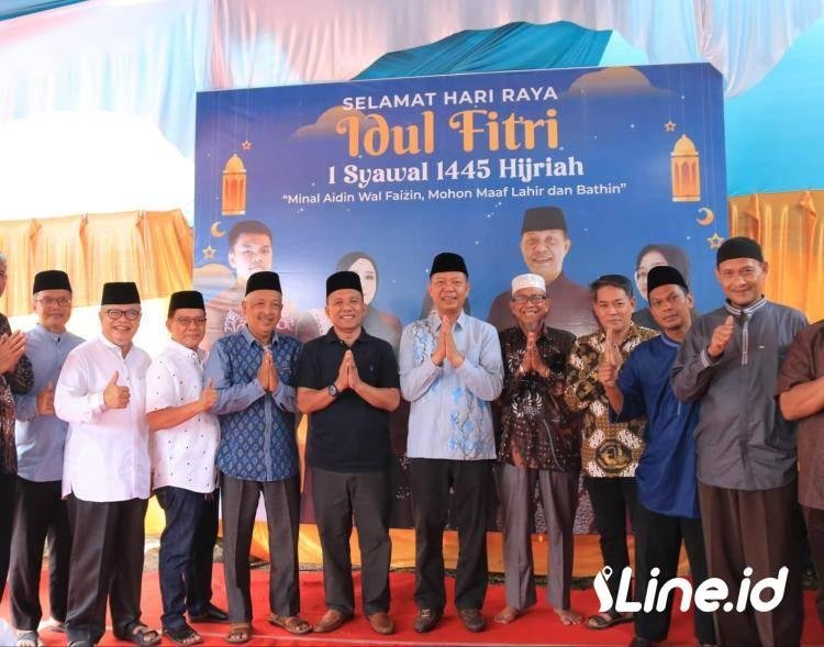 Gelar Open House Idul Fitri di Kediaman, Sekdako Pekanbaru Indra Pomi Sambut Hangat Warga dan Tokoh Masyarakat