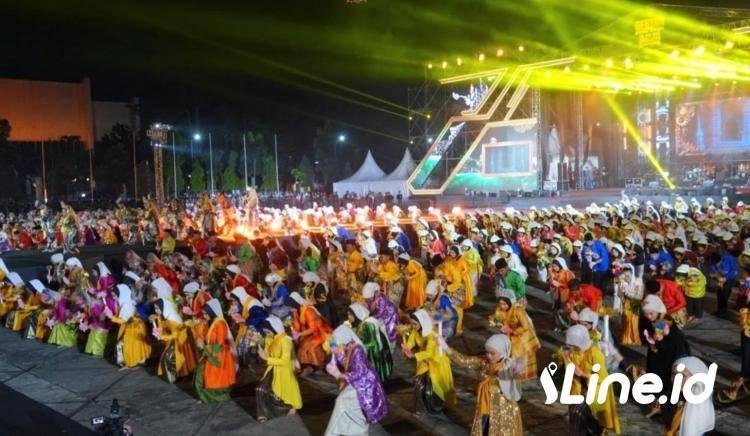 Pecahkan Rekor Muri, 10 ribu Penari Riau Semarakkan Gebyar BBI BBWI 2024