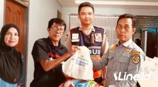 BLUD UPT Perparkiran Dishub Pekanbaru Berikan Bansos Kepada Masyarakat Kurang Mampu