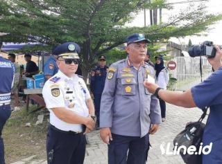 Dishub Pekanbaru Bersama Tim Gabungan Tindak Truk ODOL 