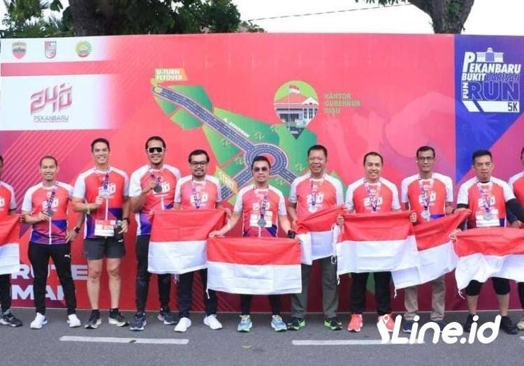 Sampena HUT Pekanbaru ke-240 dan HUT Kodam Bukit Barisan ke-74, Pemko Pekanbaru Gelar Fun Run 5K