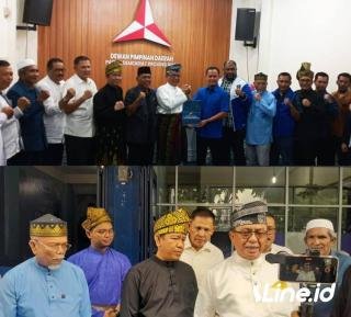 HM Wardan Serahkan Formulir Pendaftaran Maju Sebagai Cagubri ke Partai Demokrat Riau