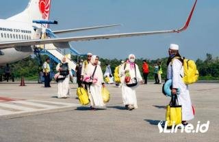 Bandara SSK II Sambut Kepulangan Jamaah Haji Asal Riau