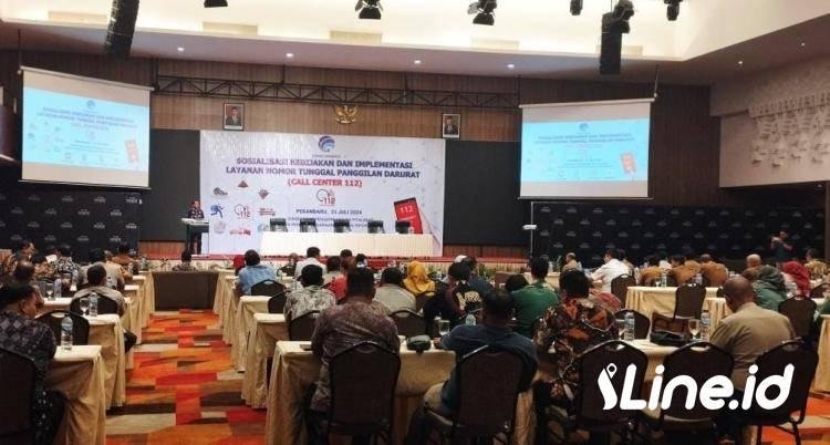 Kadiskominfo Pekanbaru Hadiri Sosialisasi Kekominfo RI, Paparkan Realisasi Call Center 112 di Pekanbaru 