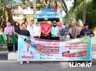 Permudah Masyarakat, Lapak Darling Bapenda Pekanbaru “Ngetem” di Masjid Al Muhajirin Rumbai