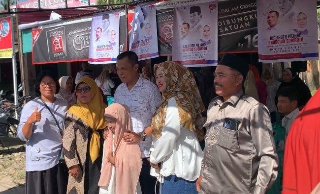 Semarak Antusias Warga Rumbai Barat, Dukung Muflihun-Ade Hartati Jadi Walikota