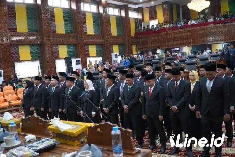 Berjumlah 45 Orang, Anggota DPRD Kabupaten Rokan Hilir Resmi Di Lantik