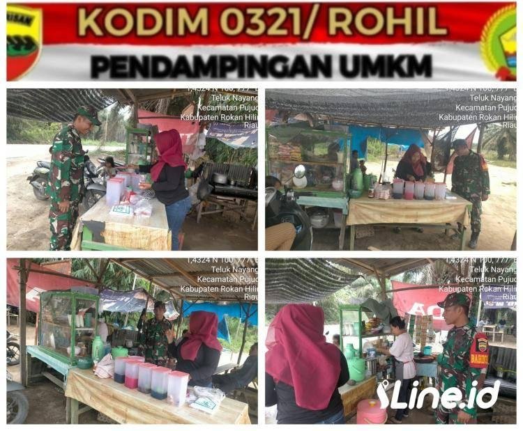 Selalu Aktif Di Tengah-tengah Masyarakat, Babinsa Koramil 06/TM Berikan Pedampingan Kepada Warga Yang Memiliki  (UMKM)