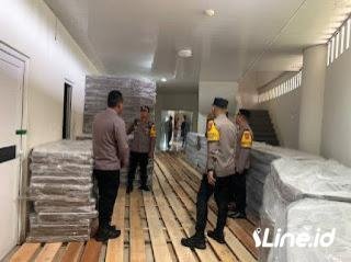 Kompol Andi Cakra Cek Gudang Logistik KPU Kampar, Optimalkan Pengawasan dan Rutin Patroli !