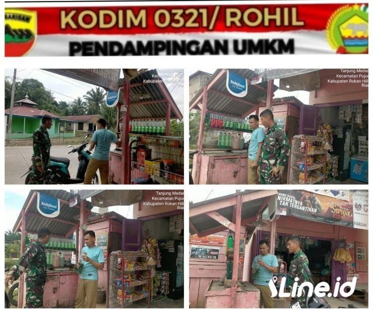 Babinsa, Hadir Di Tengah Masyarakat Untuk Pendamping Pelaku UMKM