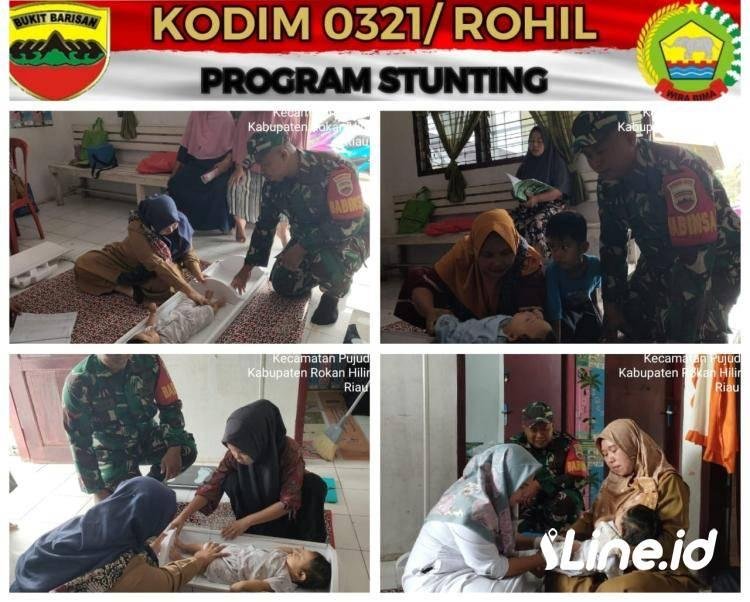 Sukseskan Program Pemerintah Cegah Stunting Babinsa Koramil 06/TM, Dampingi Kegiatan Posyandu Di Desa Binaan