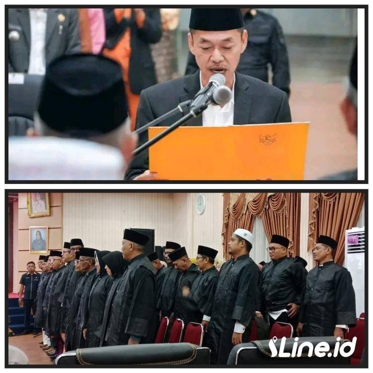 Gelar Malam Ta’aruf, Bupati Rokan Hilir Afrizal Sintong, S.I.P., M.Si. kukukan Dewan Hakim MTQ ke-XIX Tahun 2024