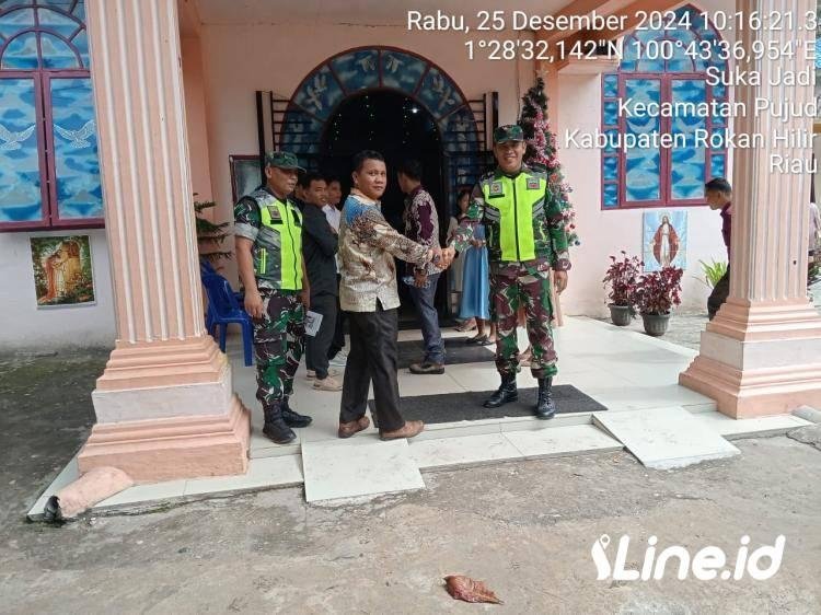 Antisipasi Adanya Gaguan, Babinsa Koramil 06/TM Lakukan Pengamanan Di Sejumlah Rumah-Rumah Ibadah (Gereja)