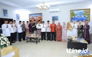 Lebaran, Ketua DPRD dan Pj Wako Pekanbaru Sambut Warga Jalin Silaturahmi
