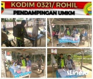 Dukung Pelaku (UMKM), Usaha Mikro Kecil Menengah, Babinsa Koramil 06/TM Berikan Pendampingan