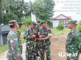 Lakukan Pemeriksaan Seluruh HP Prajurit TNI, Kodim 0321 Koramil 06/TM Antisipasi Judol