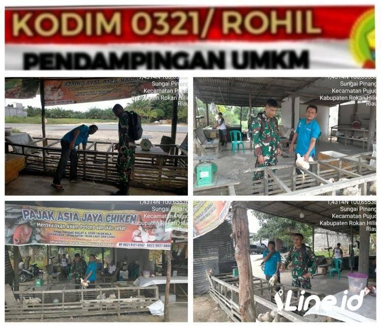 Bentuk Kepedulian Kepada Warga Yang Memiliki UMKM, Babinsa Koramil 0321-06/TM berikan Pendampingan