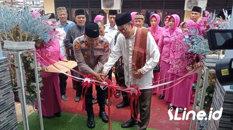 Resmikan Mushollah Saaluddin Abdullah, Polsek Kampar Kiri Gelar Acara Akbar !