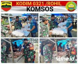 Dalam menjaga Ketertiban, Babinsa Koramil 06/TM Laksanakan Komsos Di Desa Binaan
