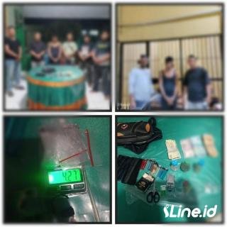 Unit Intel Kodim 0321/Rohil Berhasil Amankan Satu Orang Pria Diduga Pengedar Narkoba Di Kep Sukajadi Pujud