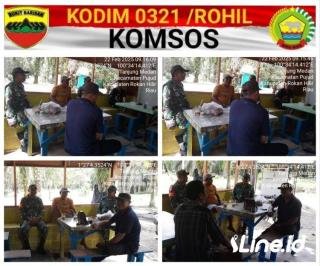 Guna Menjaga Hubungan Dekat Dengan Masyarakat, Babinsa Koramil 06/TM Laksanakan Komsos