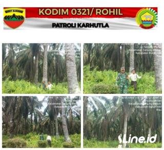 Aktif Laksanakan Patroli, Babinsa Koramil 06/TM Antisipasi Muncul Nya Titik Api