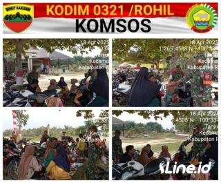 Tingkatkan Keamanan dan Ketertiban Ditengah masyarakat, Babinsa Koramil 06/TM Laksanakan Komsos