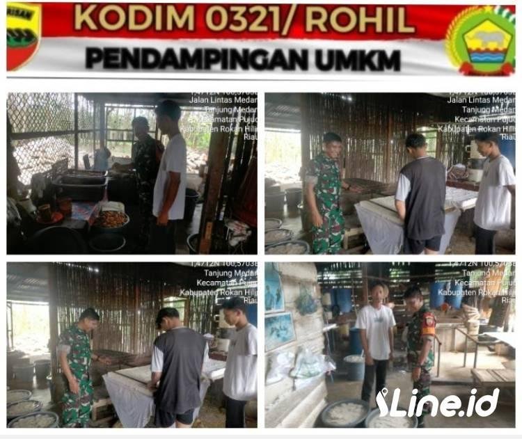 Kembangkan Usaha Pembuatan Tahu, Babinsa Koramil 0321-06/TM Berikan Pendampingan