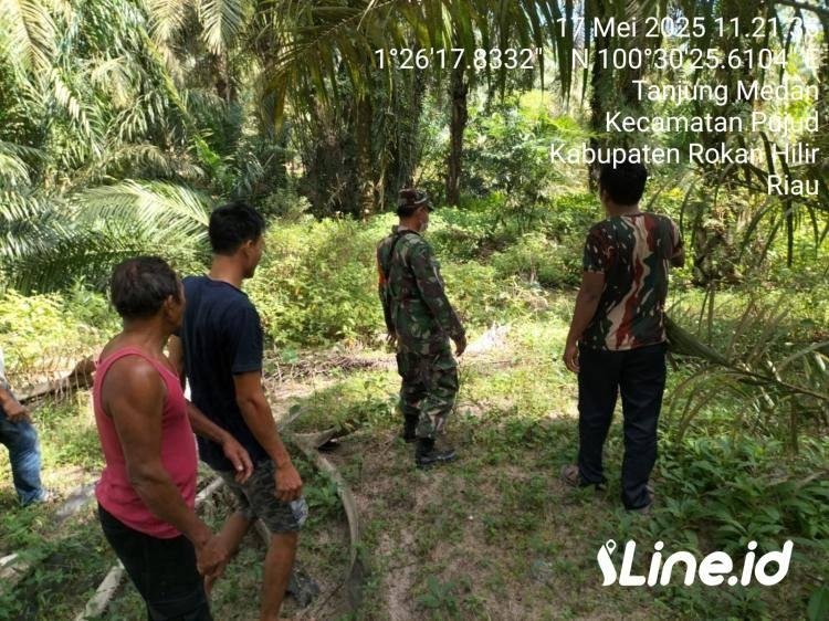 Berikan Himbauan Kepada Masyarakat, Babinsa Koramil 06/TM Kodim 0321/Rohil Laksanakan Patroli Rutin