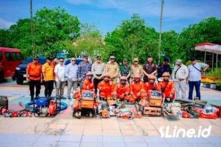 Memasuki Musim Kemarau, Pemkab Rohil Laksanakan Apel Kesiapsiagaan Menghadapi Bencana Karhutla 2025