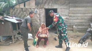 Peduli Kesesama, Babinsa Koramil 06/TM Kodim 0321/Rohil Jalankan Jumat Berkah