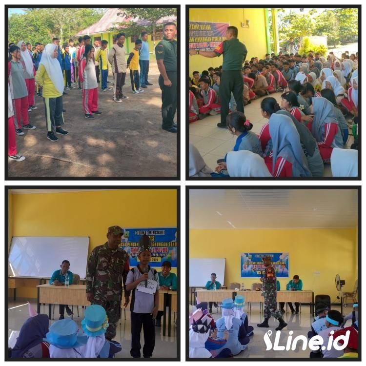 Hadiri (MPLS), Babinsa Koramil 0321-06/TM Rohil, Berikan Materi PBB dan Bahaya Dari Narkoba