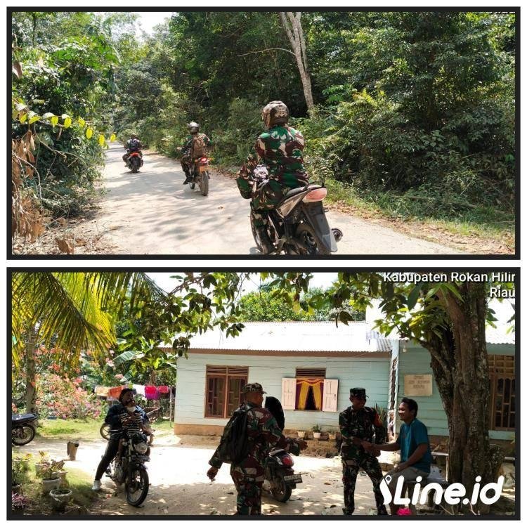 Sosialisasikan Kepada Masyarakat, Babinsa Koramil 0321-06/TM Rohil Ajak Warga Untuk Tidak Membakar Lahan
