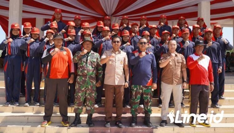 Wakil Bupati Rokan Hilir Pantau Kesiapan Paskibraka, Pada H-3 Peringatan HUT Kemerdekaan RI Ke-80