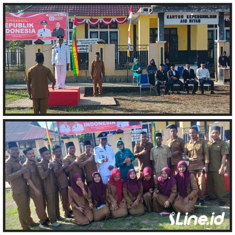 Hut RI Ke-80, Pj Penghulu Air Hitam Ajak Masyarakat Jalin Persatuan Dan Bergotong Royong Dalam Membangun Desa