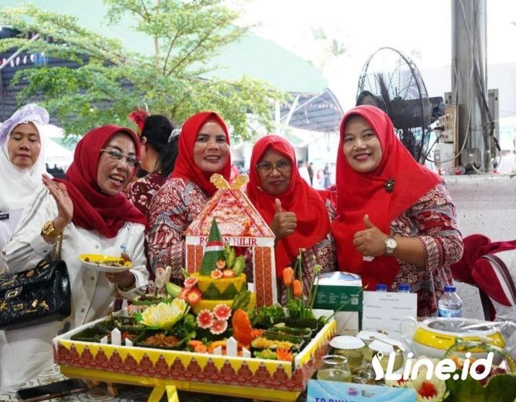 Lomba Menghias Tumpeng Tingkat Provinsi Riau, Rokan Hilir Bikin Kejutan