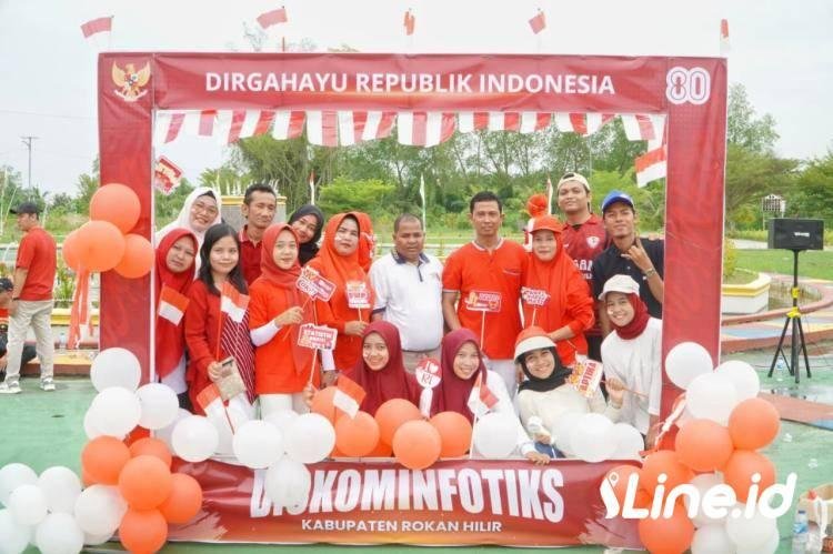 Tak Disangka Lomba Unik Di Diskominfotiks Rohil Bikin HUT ke-80 RI Semakin Berkesan