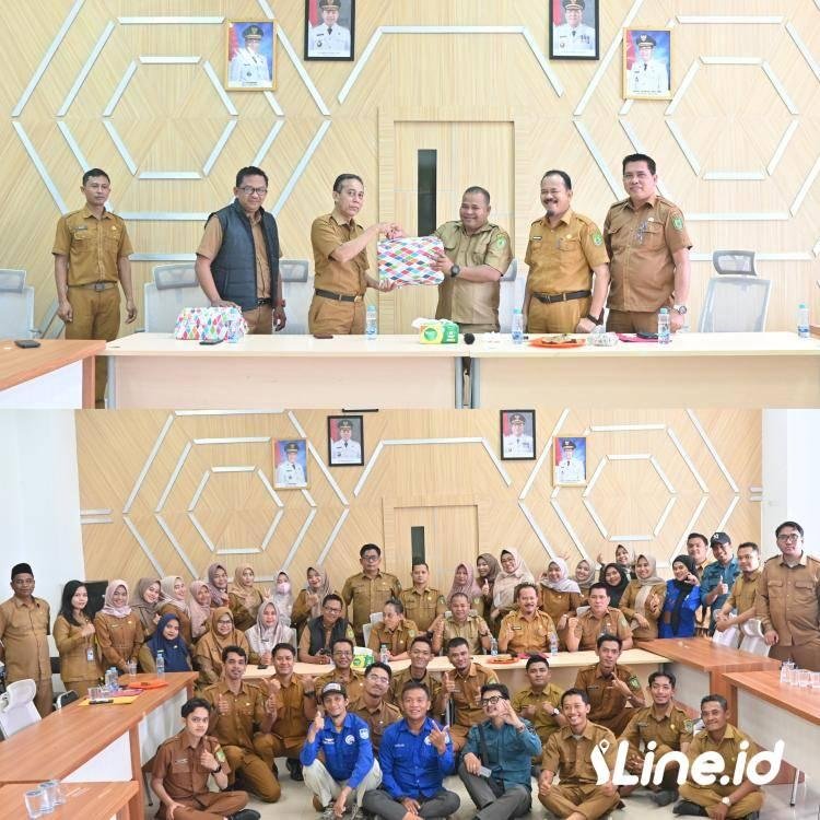 Pisah Sambut Sekretaris Kominfo Rohil Dari Aljabar ke Juliandra, Sekaligus Serah Terima Jabatan