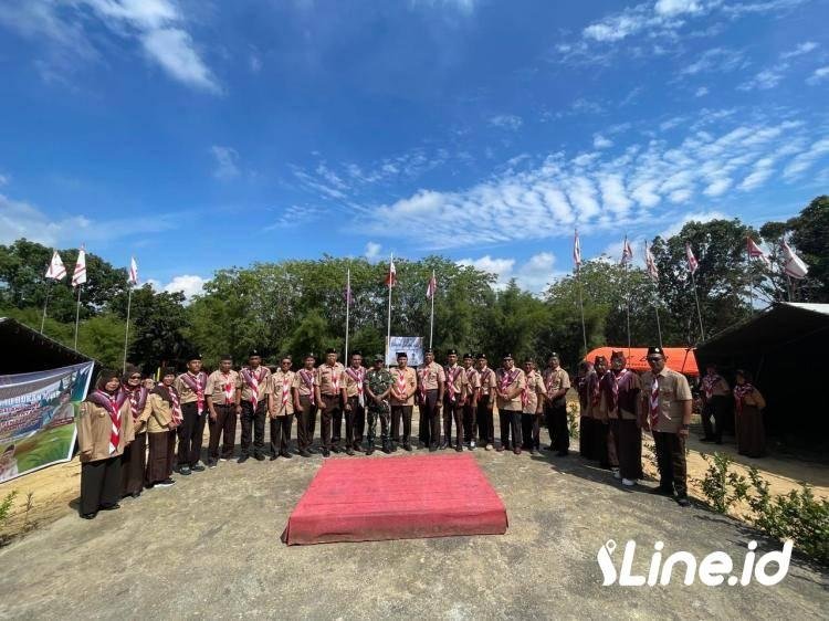 Diikuti Ratusan Anggota Pramuka Penggalang Se-Rokan Hilir, Jambore Kwarcab Rohil Resmi Dibuka