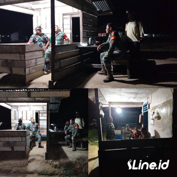 Tunjukan Kepedulian Terhadap Keamanan Disetiap Desa, Personil Koramil 0321-06/TM Rohil Dan Ormas PP Laksanakan Patroli