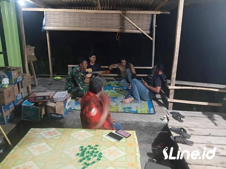 Cegah Aksi Kenakalan Remaja, Personil Koramil 0321-06/TM Rohil Dan Ormas PP Lakukan Patroli Malam Disetiap Gang