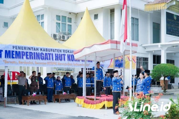 Wabup Rohil Pimpin Upacara Hut Ke-54 KORPRI