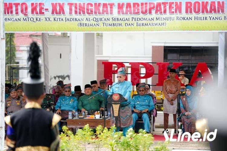 Pawai Ta’aruf Dilepaskan Oleh Bupati Rokan Hilir, MTQ Ke-XX Rohil Resmi Dimulai