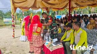 Bentuk Dukungan Setiap Kegiatan Yang Positif, Personil Koramil 0321-06/TM Rohil Hadiri undangan Pembukaan Ajang Kompetisi Seni Dan Olahraga