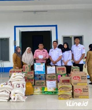 DPPI Kabupaten Rokan Hilir Bersama Kesbangpol Kab Rokan Hilir, Salurkan Bantuan Sembako Kepada Warga Yang Terdampak Bencana Alam