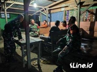 Peduli Terhadap Keamanan Warga Sekitar, Personil Koramil 0321-06/TM Rohil bersama Ormas PP Patroli Siskamling